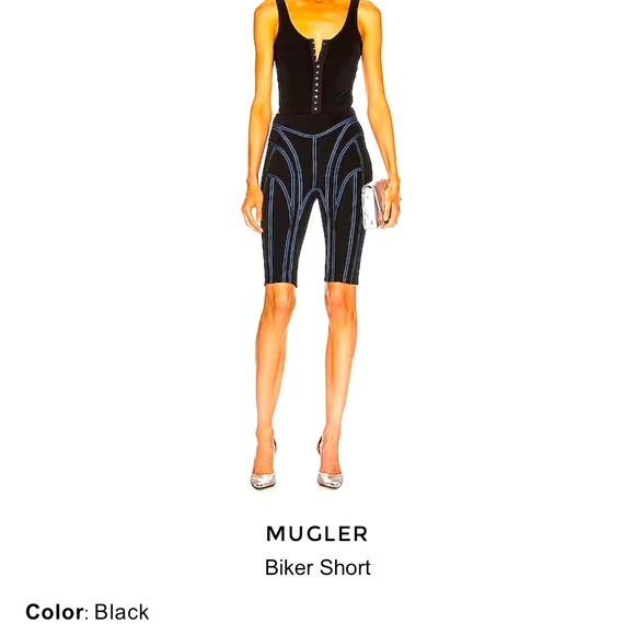 Women's Mugler biker shirts (new never worn)